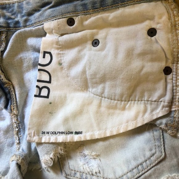 BDG Dolphin Low Rise Denim Shorts - Picture 3 of 4